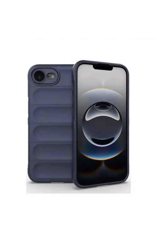 Apple İphone 16e Kılıf Optimum Silikon - Lacivert