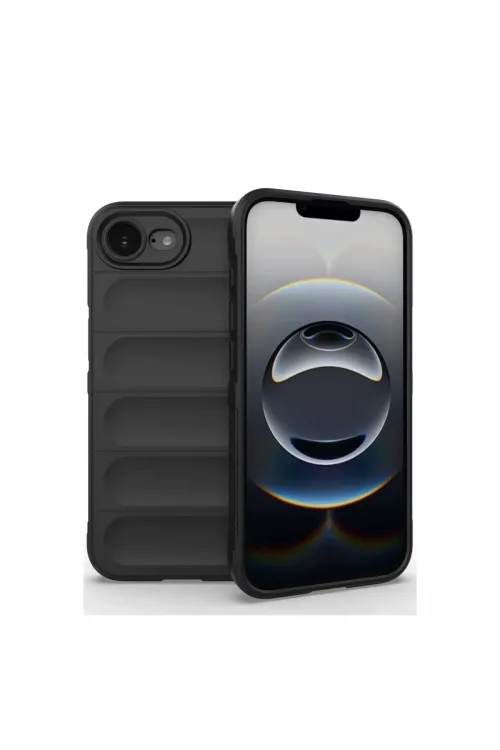 Apple İphone 16e Kılıf Optimum Silikon - Siyah