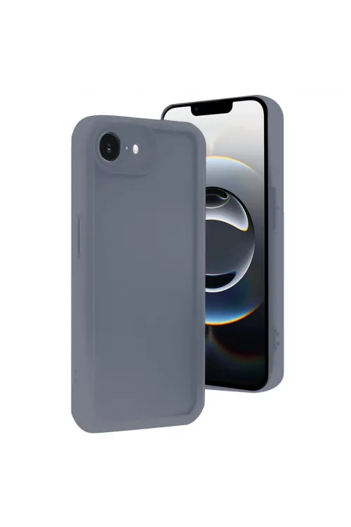 Apple İphone 16e Kılıf Viera Silikon - Gri