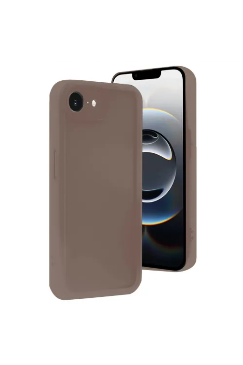 Apple İphone 16e Kılıf Viera Silikon - Kahverengi
