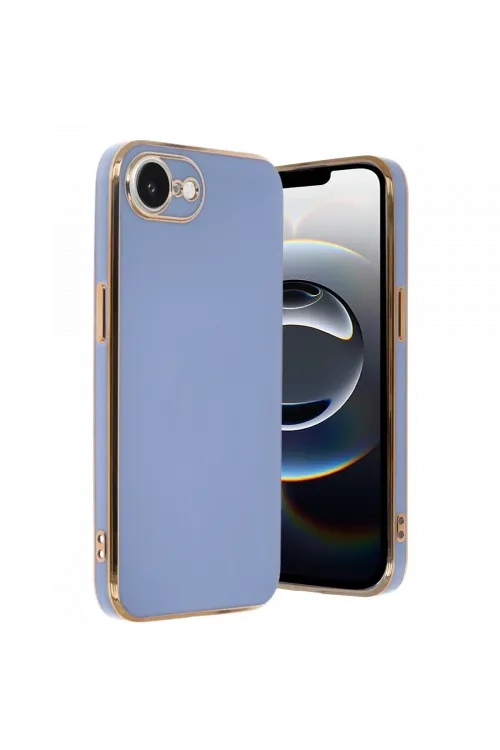 Apple iPhone 16E Kılıf Volet Silikon - Mavi
