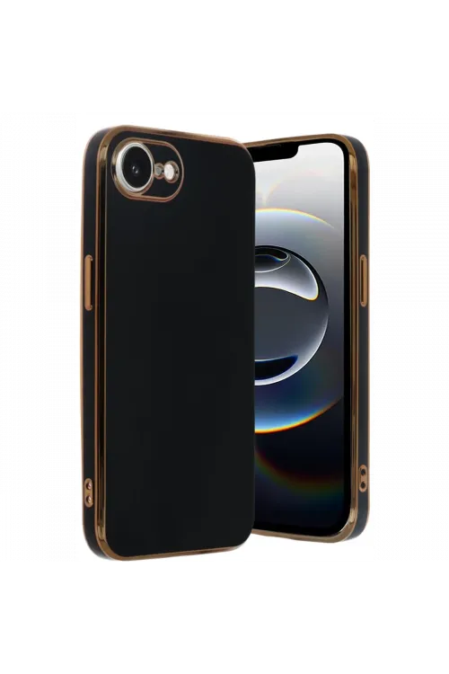 Apple iPhone 16E Kılıf Volet Silikon - Siyah