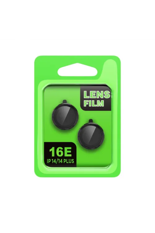 Apple İphone 16e Raze Metal Kamera Lens - Siyah