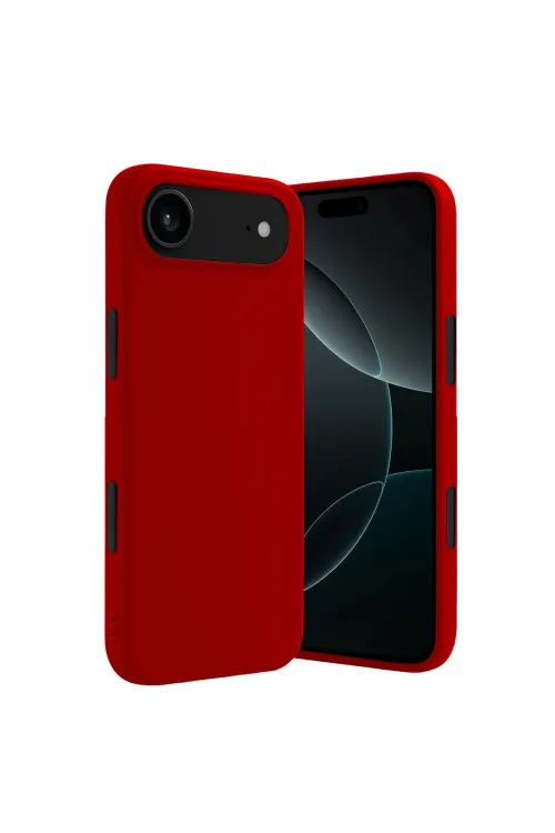 Apple İphone 17 Air First Silikon - Kırmızı