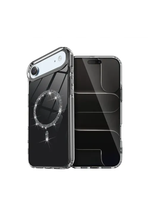 Apple İphone 17 Air Live Diamond Magsafe Kapak - Siyah