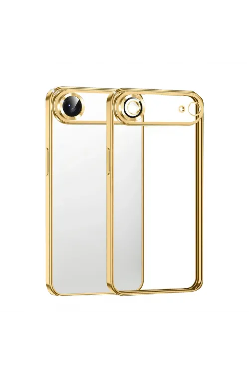 Apple İphone 17 Air Razer Lensli Silikon - Gold