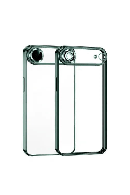 Apple İphone 17 Air Razer Lensli Silikon - Yeşil