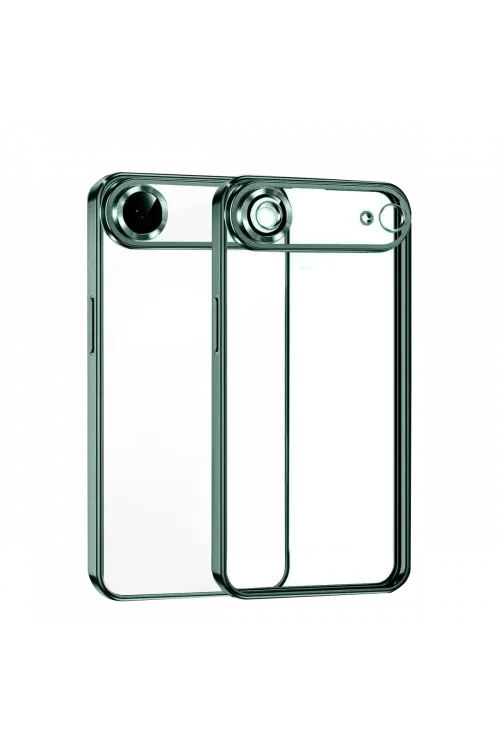 Apple iPhone 17 Air Razer Lensli Silikon - Yeşil