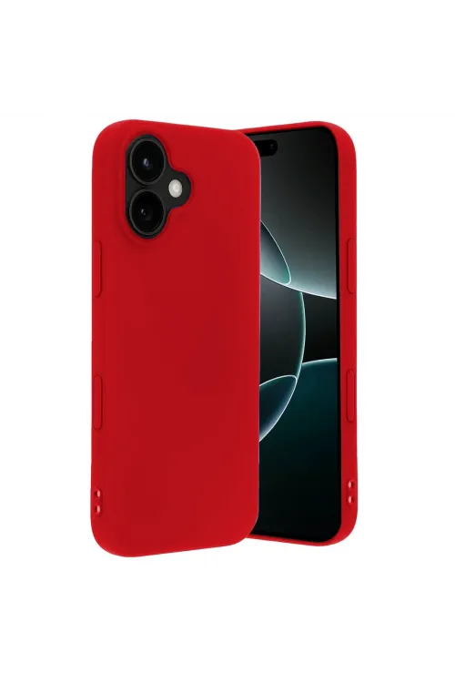 Apple İphone 17 First Silikon - Kırmızı