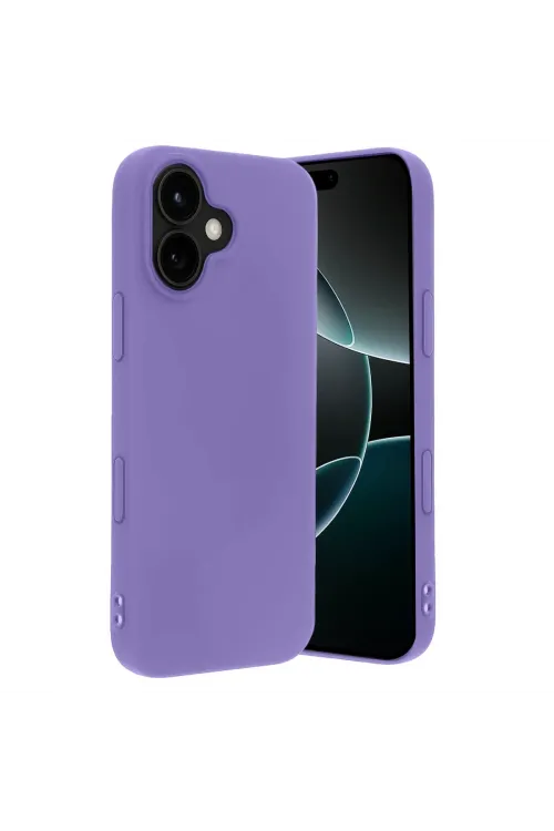 Apple İphone 17 First Silikon - Lila