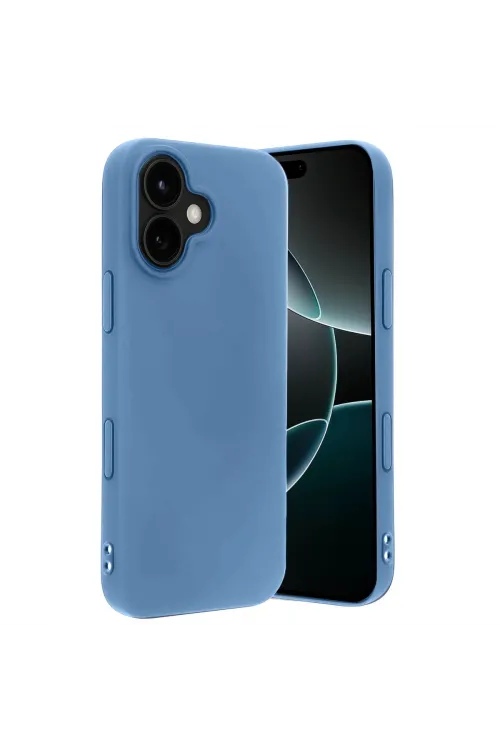 Apple İphone 17 First Silikon - Mavi