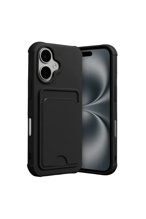 Apple İphone 17 Kelvin Kartvizitli Silikon - Siyah