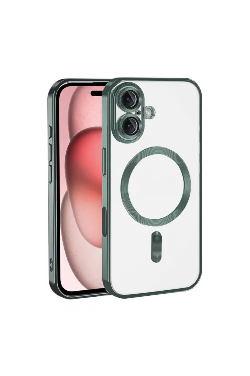 Apple İphone 17 Kross Magneticsafe Kapak - Koyu Yeşil