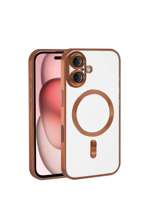 Apple İphone 17 Kross Magneticsafe Kapak - Turuncu