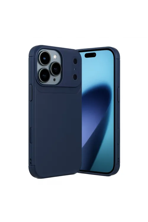 Apple İphone 17 Pro Auto Focus Karbon Kapak - Lacivert