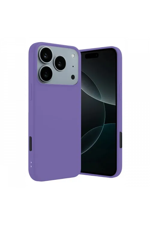 Apple iPhone 17 Pro First Silikon - Lila