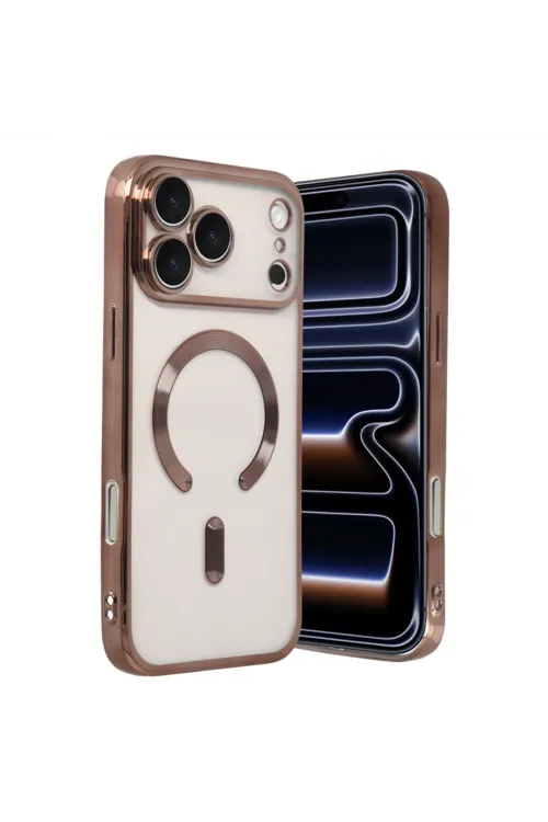 Apple İphone 17 Pro Kross Magneticsafe Kapak - Çöl Titanyum