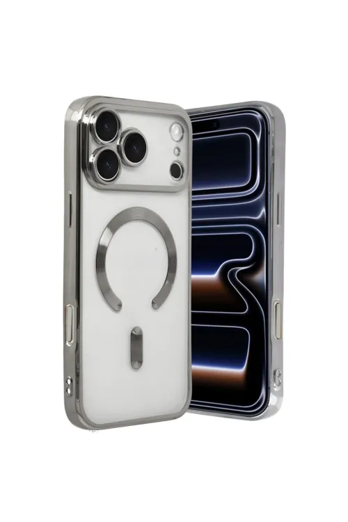Apple İphone 17 Pro Kross Magneticsafe Kapak - Gümüş