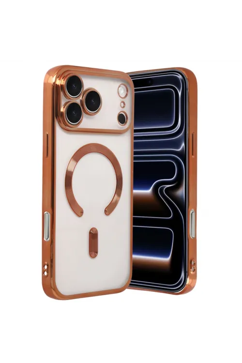 Apple İphone 17 Pro Kross Magneticsafe Kapak - Turuncu
