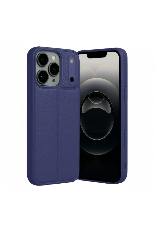 Apple iPhone 17 Pro Max Auto Focus Kapak - Lacivert