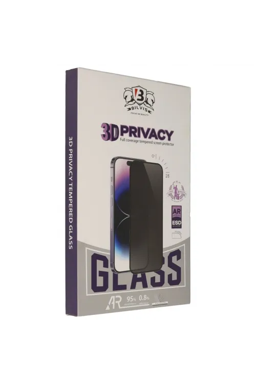 Apple İphone 17 Pro Max Bilvis 3d Hayalet Cam Ekran Koruyucu