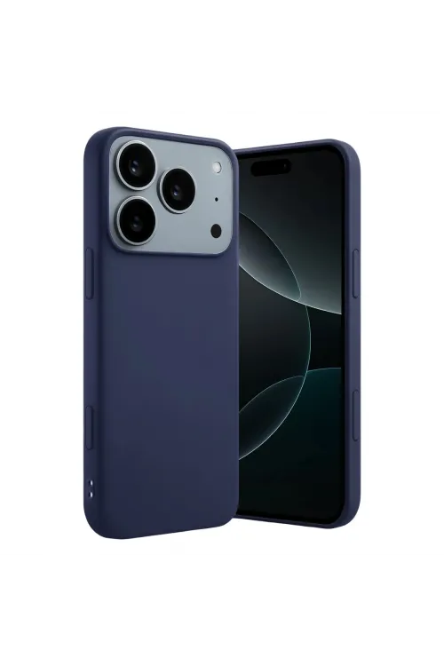 Apple İphone 17 Pro Max First Silikon - Lacivert