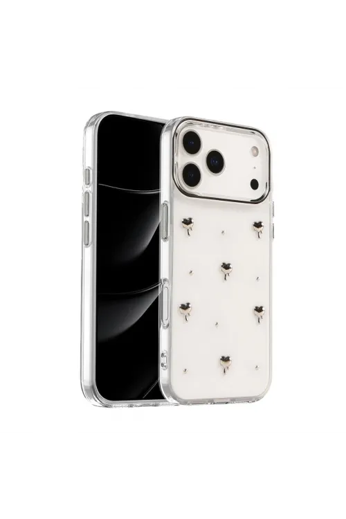 Apple İphone 17 Pro Max Fiyonk Desenli Kapak - Desen 1