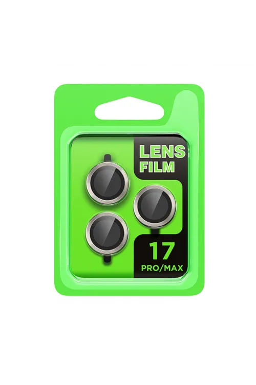 Apple İphone 17 Pro Raze Metal Kamera Lens - Gri