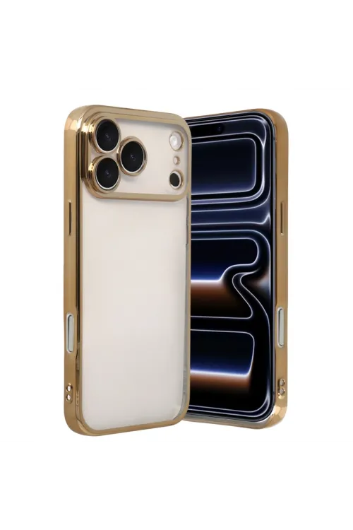 Apple İphone 17 Pro Razer Lensli Silikon - Gold