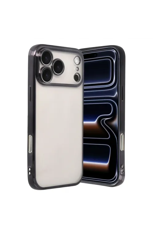 Apple İphone 17 Pro Razer Lensli Silikon - Siyah