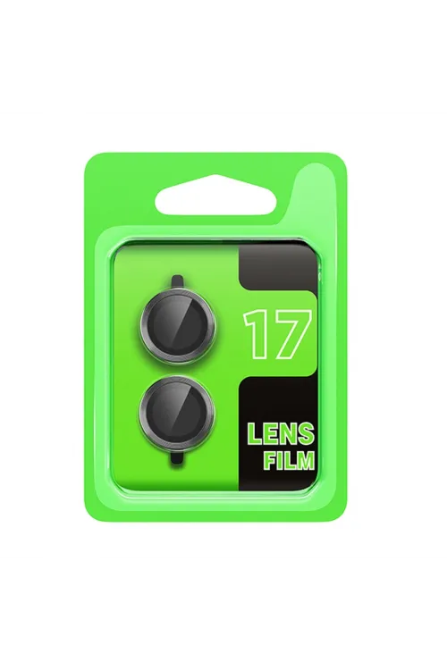 Apple İphone 17 Raze Metal Kamera Lens - Gri