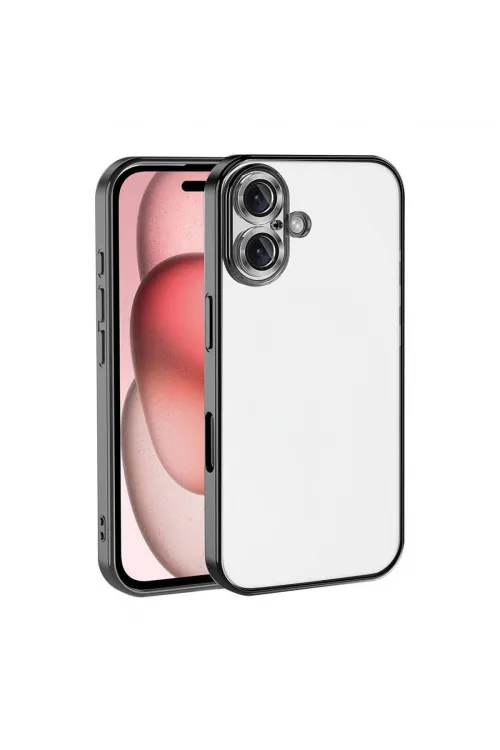 Apple İphone 17 Razer Lensli Silikon - Siyah