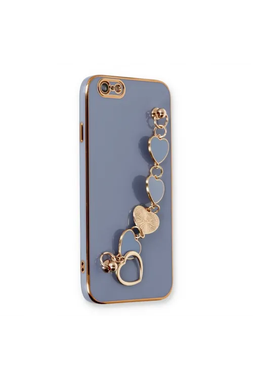 Apple İphone 6 Kılıf Esila Silikon - Gri