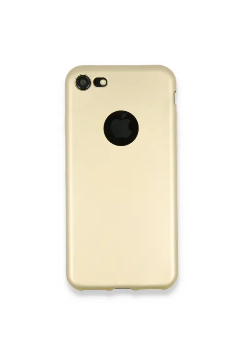 Apple İphone 7 Kılıf First Silikon - Gold