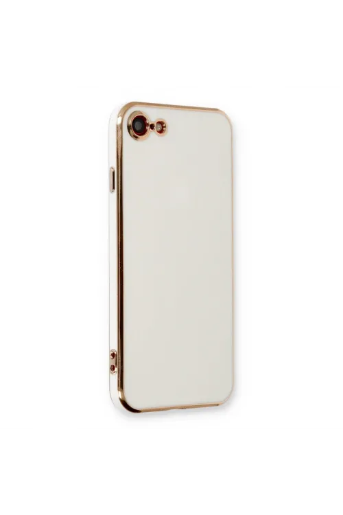 Apple İphone 7 Kılıf Volet Silikon - Beyaz
