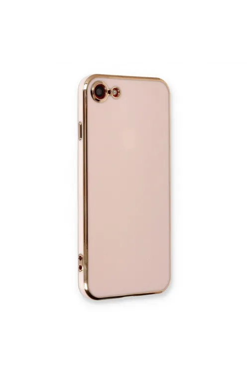 Apple İphone 7 Kılıf Volet Silikon - Pembe