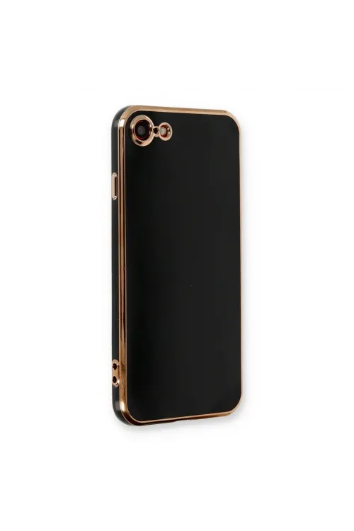 Apple İphone 7 Kılıf Volet Silikon - Siyah