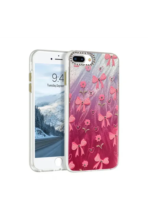 Apple İphone 7 Plus Kılıf Blade Aynalı Desenli Kapak - Desen 3