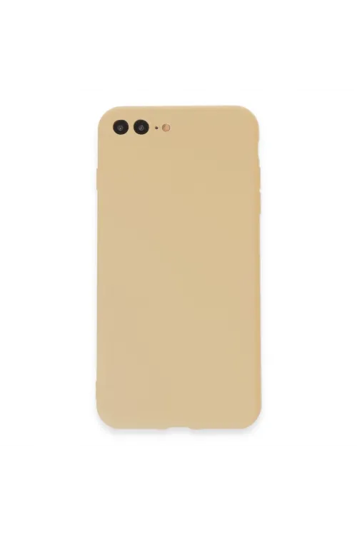 Apple İphone 7 Plus Kılıf First Silikon - Gold