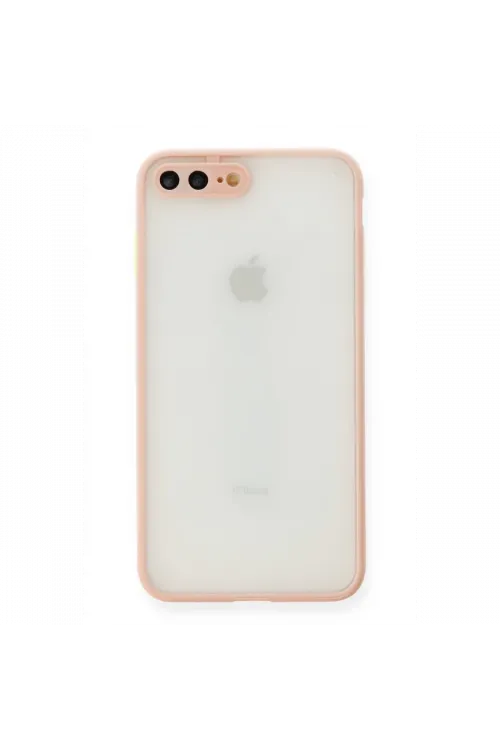 Apple iPhone 7 Plus Kılıf Montreal Silikon Kapak - Pembe