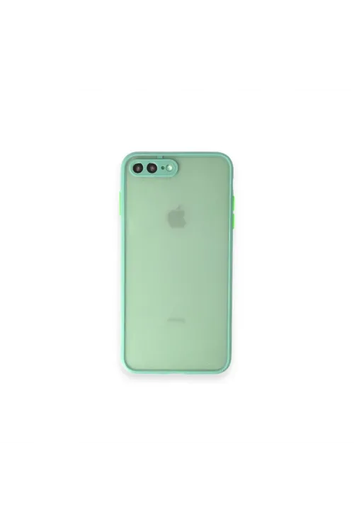 Apple İphone 7 Plus Kılıf Montreal Silikon Kapak - Turkuaz