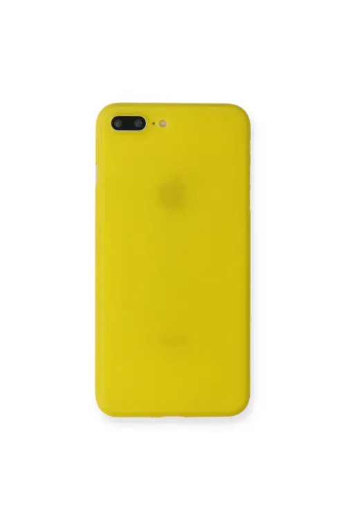 Apple İphone 7 Plus Kılıf Pp Ultra İnce Kapak - Sarı