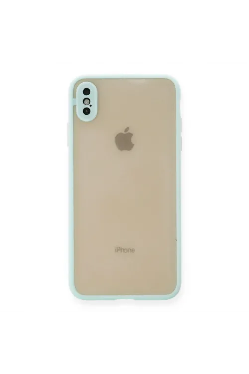 Apple İphone X Kılıf Montreal Silikon Kapak - Turkuaz