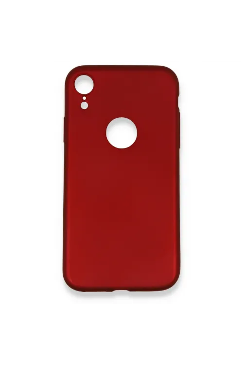 Apple İphone Xr Kılıf First Silikon - Bordo