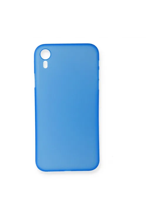 Apple İphone Xr Kılıf Pp Ultra İnce Kapak - Mavi