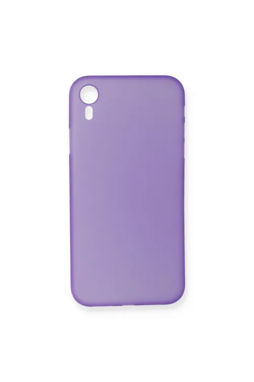 Apple İphone Xr Kılıf Pp Ultra İnce Kapak - Mor
