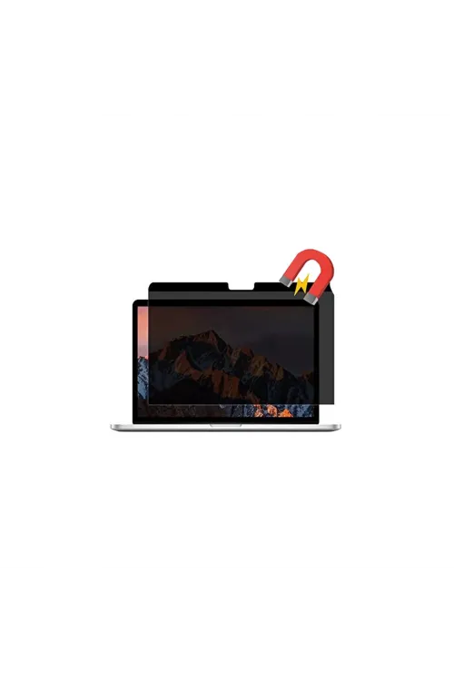 Apple Macbook Air 13.3 Macbook Manyetik Hayalet Ekran Koruyucu - Siyah