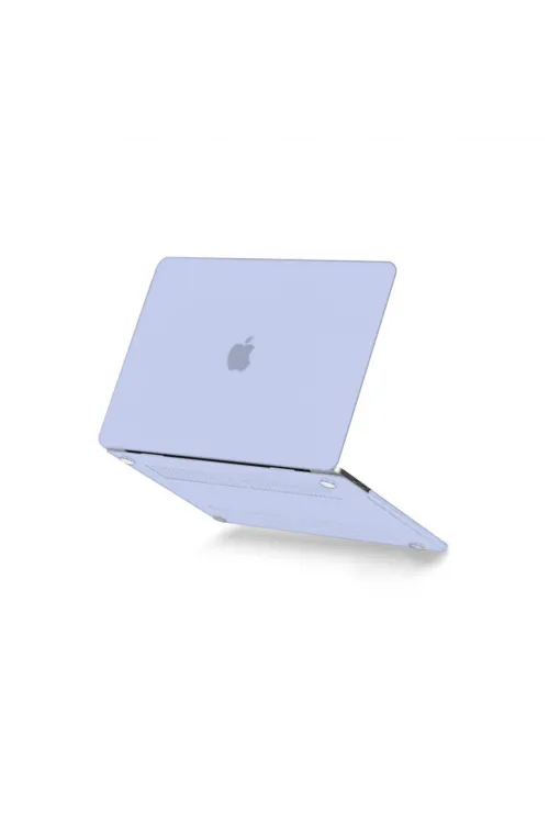 Apple Macbook Pro 13 2020 Macbook Buzlu Kapak - Lila