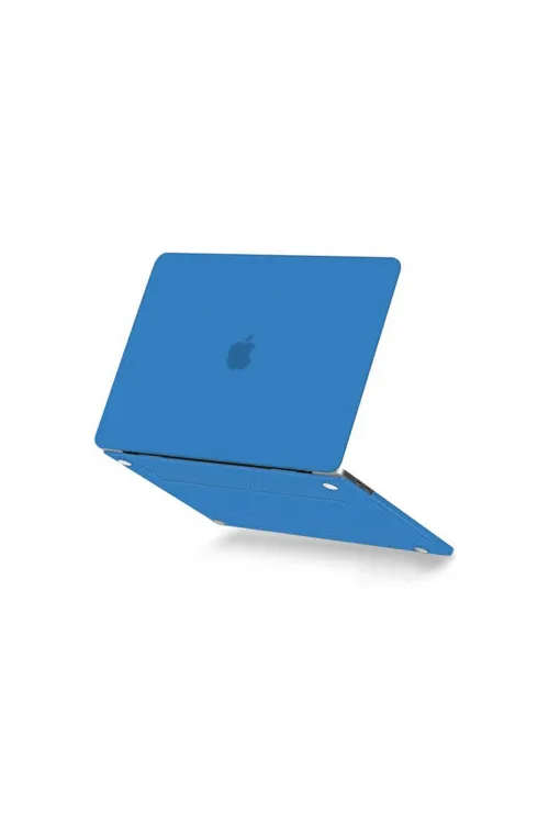 Apple Macbook Pro 13 2020 Macbook Buzlu Kapak - Mavi