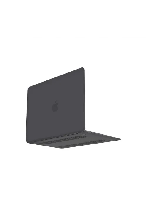 Apple Macbook Pro 13 2021 Macbook Buzlu Kapak - Füme